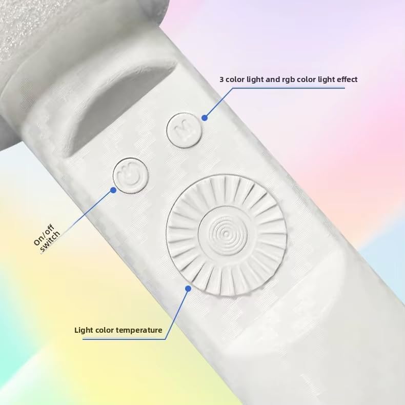 Image of Suicune Handheld Light Wand, RGB LED Video Light Stick for Photography, 20000mAh Rechargeable, 2700K-6500K, CRI95+, Full Color