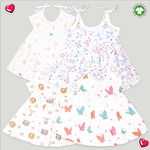 Image of Kidbea Extra Soft Mulmul Cotton Jhabla Cloth for New Born Baby Set