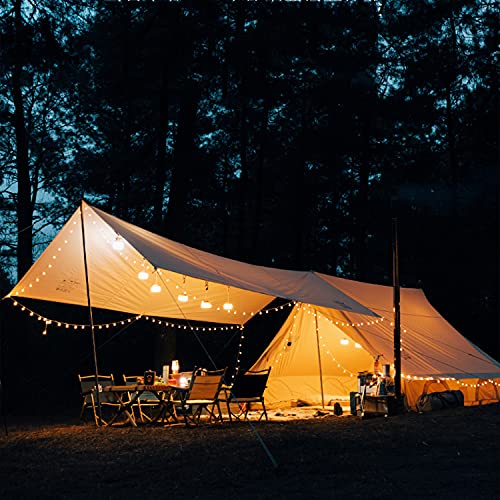 Carpa de Lona con Estufa, 4 Estaciones para Camping Familiar miniatura 5