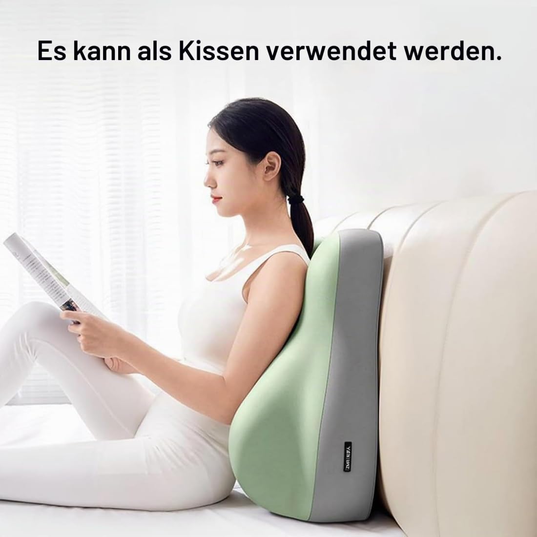 Noleva Kissen, 27 Grad Keilkissen aus Memory-Schaum für Rücken & Hüfte (#4)