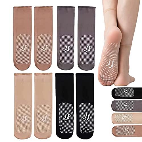 Mejores precios y opiniones de Balda cristal que Puedes comprar On-line. 27 Calcetines de seda de cristal invisibles y antideslizantes, 8 pares de calcetines de seda de cristal invisibles antideslizantes, calcetines tobilleros transparentes de seda para...
