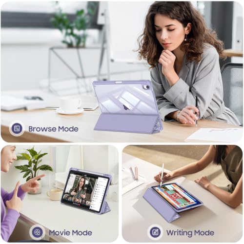 Fintie Hybrid-Schutzhülle für iPad Air 27,9 cm (11 Zoll) M2 (2024), iPad Air 5. Generation (2022) / iPad Air 4. Generation (2020) 10… – Ansicht 3