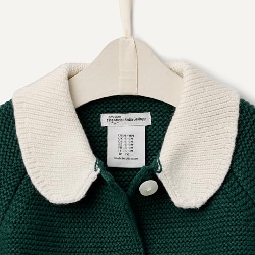 Image of Amazon Essentials x Sofia Grainge Unisex Toddlers and Babies' Peter Pan Collar Sweater Jacket