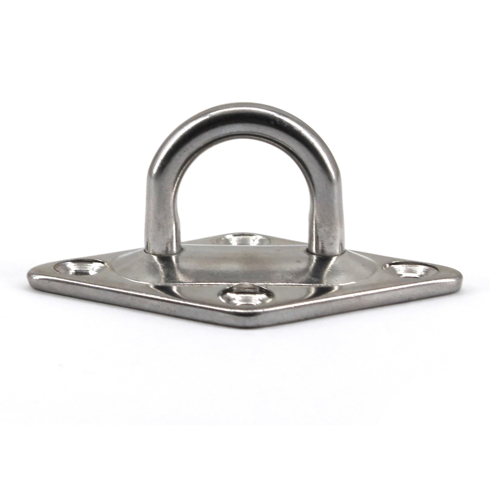 Zerniple (10 Pieces) M5 Suspension Ceiling Hook 304 Stainless Steel Pad Eye Plate U Hooks Wall Hook Staple Rings Hooks Hardware - Image 3