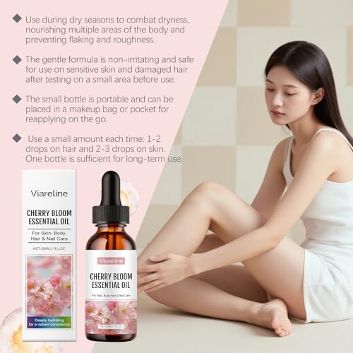 Aceite Esencial Cherry Bloom para Cuidado de Piel y Cabello miniatura 3