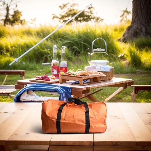 Tragbare Grill-Aufbewahrungslösung, wasserdicht, Oxford-Stoff, Handtasche für Outdoor-Aktivitäten (klein)