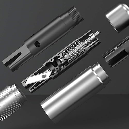 Miniatura 6 de Martillo de seguridad y cortador de cinturón de seguridad, cortador de ventana de coche, cuchillo cortador de cinturón de seguridad, mini