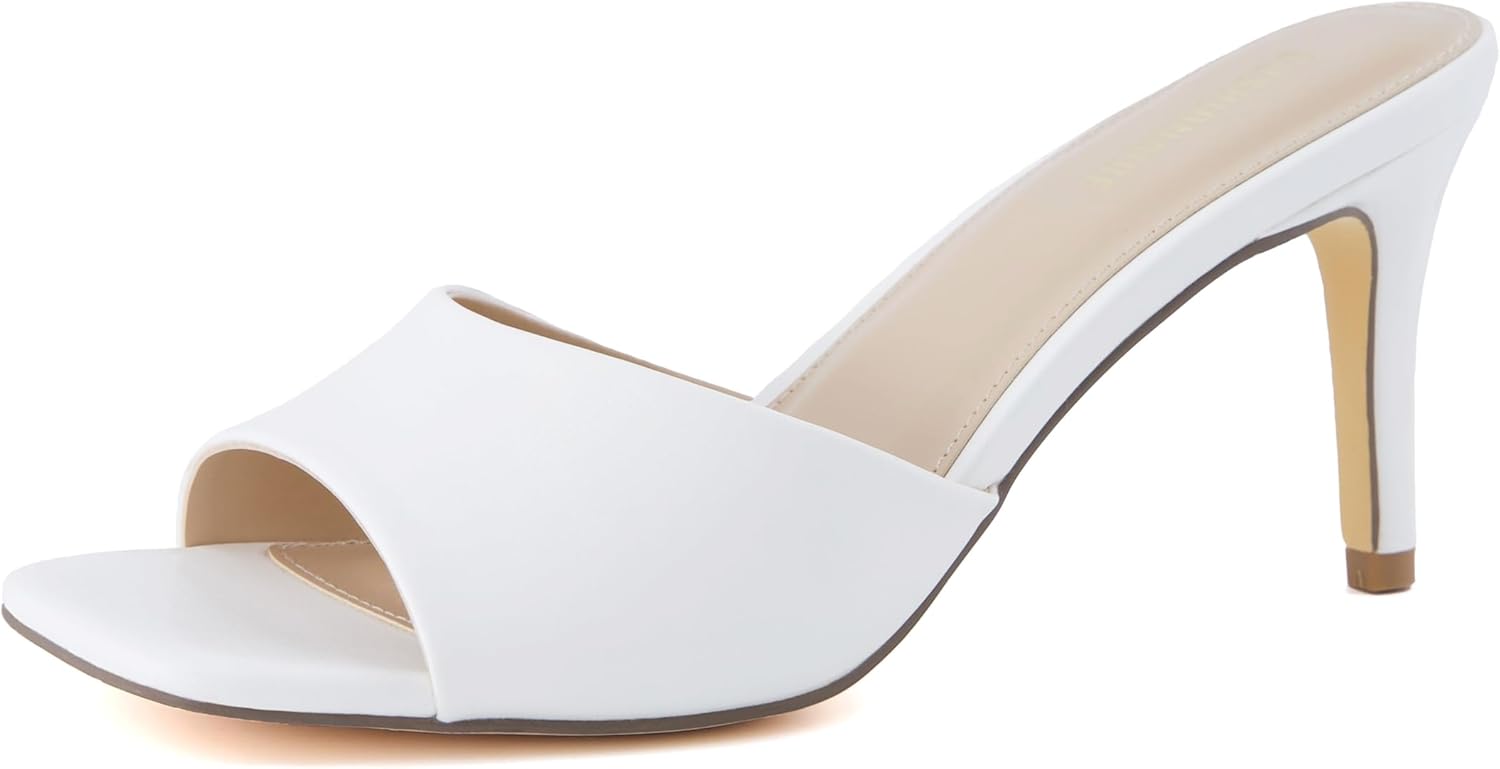CUSHIONAIRE Women's Evie One Band Dress Sandal +Memory Foam And Wide Widths Available