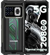 DOOGEE Fire 6 Max(2025) 5G Rugged Smartphone with Thermal Image Camera,20800mAh/33W Fast,120LM Fl...