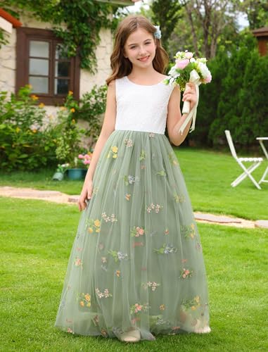 Communion Dress For Girls Junior Bridesmaid Dress For Girls - Short Sleeve Chiffon Flower Girl Dress In Multiple Colors Wedding Party Dress For Teens