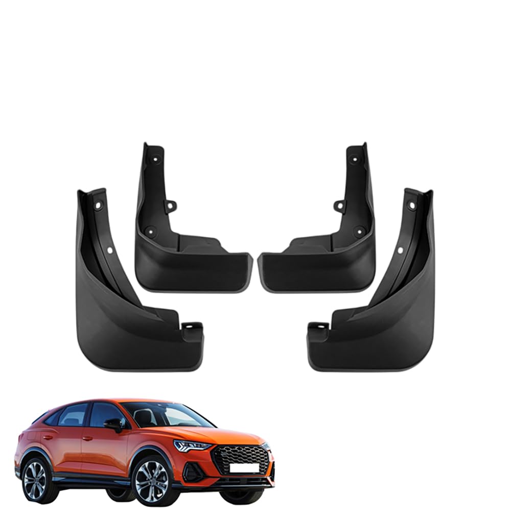 AMHVMU 4pcs Mud Flaps for Audi Q3 Sportback Coupe 2020-2024