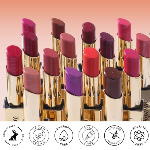 Image of Depuplum Berry Red Lipstick Moisturizing for Women Shimmer Tinted Lip Balm Cranberry Hydrate Nourish Lip Gloss Cruelty Free Lip Makeup, ZG119 My Love