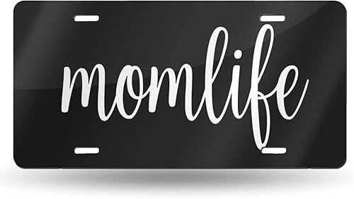 Miniatura 10 de Placa de Matrícula Delantera de Aluminio Retro de Dos Dedos Paz Amor Alegría, Placas de Matrícula Decorativas Divertidas de Metal para Carro 6"X12",