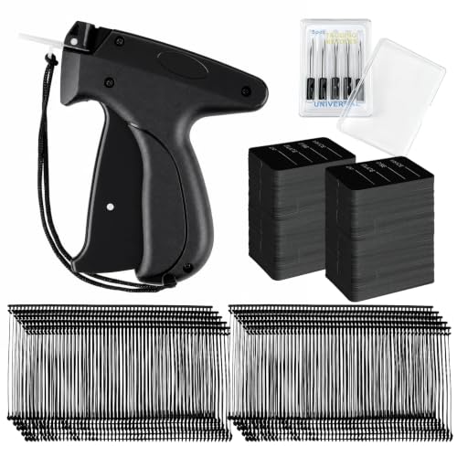 Image of Vmiapxo 5506 Pcs Clothing Tag Machine Kit,Label Applicator Black Price Tags