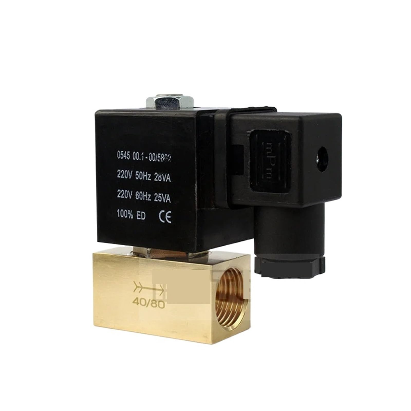 RCGKNNMUZ 1PCS Solenoid Valve, 2 Position, 2 Way, 8Mpa, AC220VD JT22-02