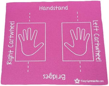 Easy Gymnastics Mat, Pink Kid-Friendly (Deluxe) Mat with 14 Online Instructional Videos