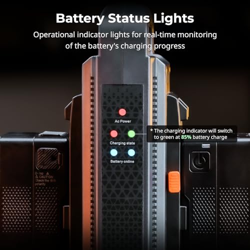 SmallRig V Mount Battery Charger, Dual Channel V-Mount Battery Charging - image 7