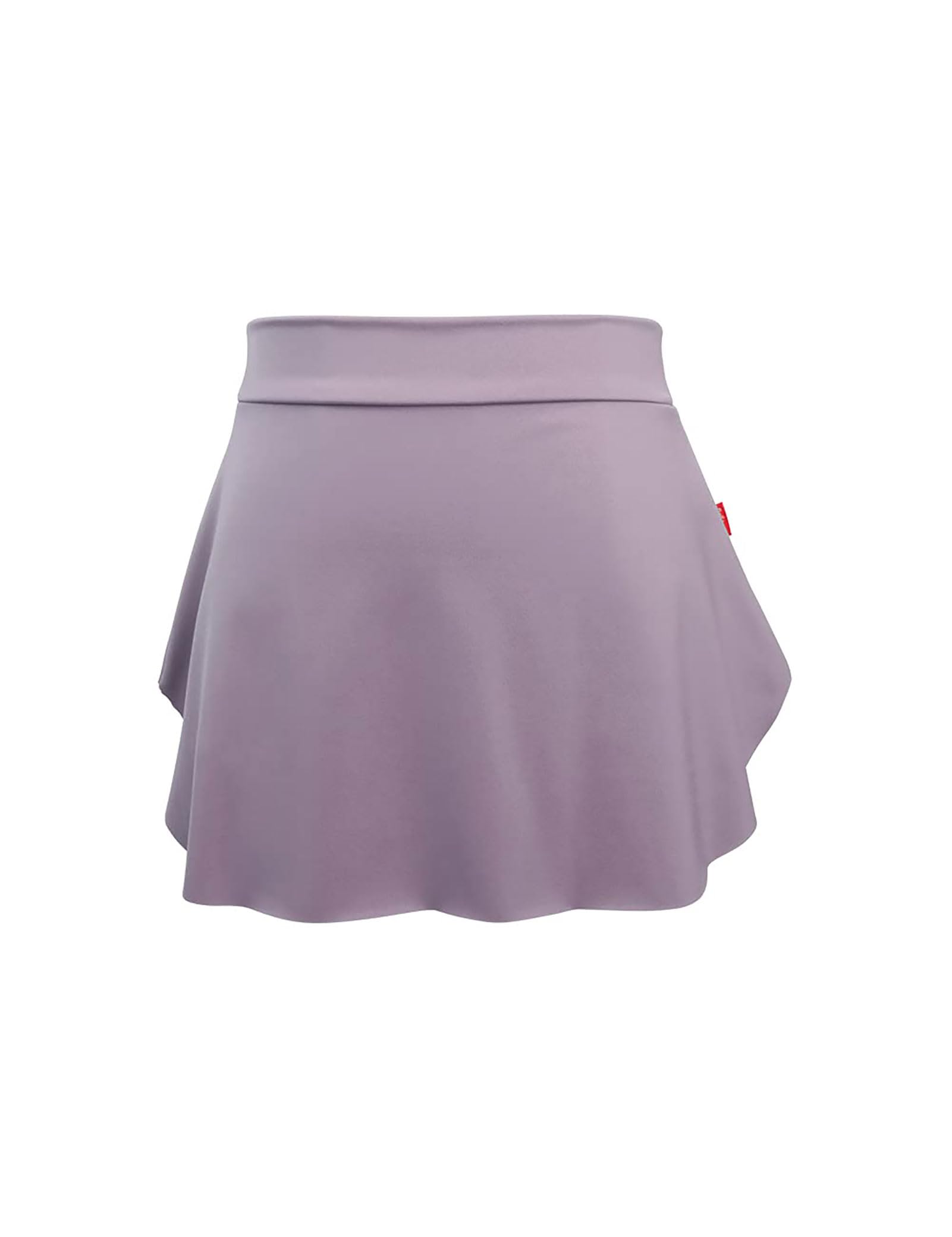 Daydance Light Purple Girls Ballet Skirt Pull On Bullet Point Skirt for Dance