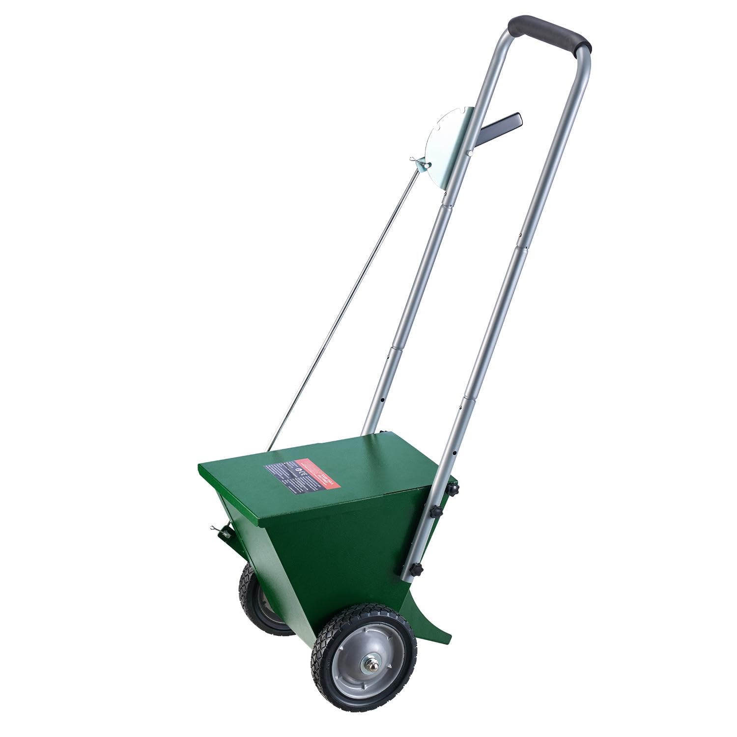 Happybuy Dry Line Marker, 2-Wheel, 2 or 4 in Lines, Adjustable Chalker, with Rubber Handle, 25 lbs Capacity, for Baseball & Softball Infield, Green