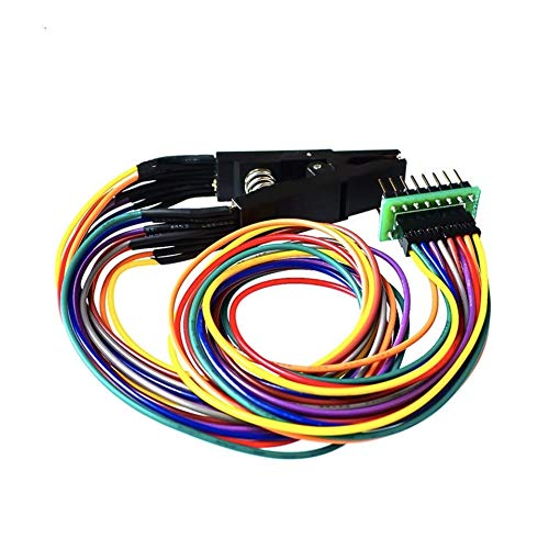 xcluma Programmer Test Clip SOIC16 SOP16 Flash Chip Test Clip SOP16 SOP SOIC 16 SOIC16 IC Test Clamp with SPI Cable
