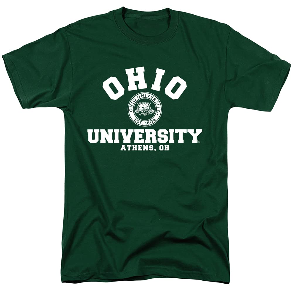 Ohio University Official Circle Logo Unisex Adult T-Shirt, Circle Logo, Small