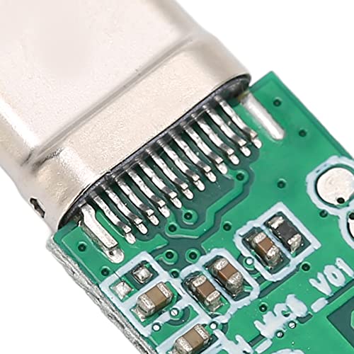 DIY USB C Adapter, 5V PCB DAC Decoding Sound Card Adapter, Support Headset and Microphone, for Type C Computer, PC, Laptop, Phone Devices - Thumbnail 7