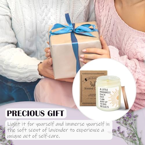 Inspirational-Gifts-for-Women-Teen-Girls-Inspirational-Sunshine-Lavender-Candle-Motivational-Engagement-Gifts-for-Women-a-Little-Progress-Each-Day-Can-Add-Up-to-Big-Result-Scented-Candles