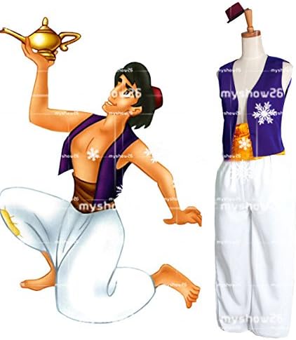 Amazon 海外工場直送 コスプレmyshow26 ディズニー風 アラジンの大冒険 王子様 コスプレ衣装 ディズニークリスマス ハロウィン イベント仮装 コスチューム コスプレ 仮装 通販