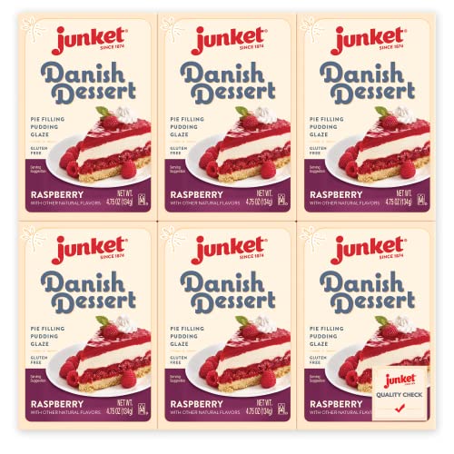 Junket Danish Dessert Raspberry Mix - for Raspberry Pie Filling,