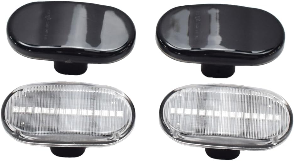 2PCS Led Dynamic Side Marker Turn Signal Indicator Repeater Light For SUZUKI JIMNY JB64W JB74 JB23 JB64 1999-2019 (Crystal)