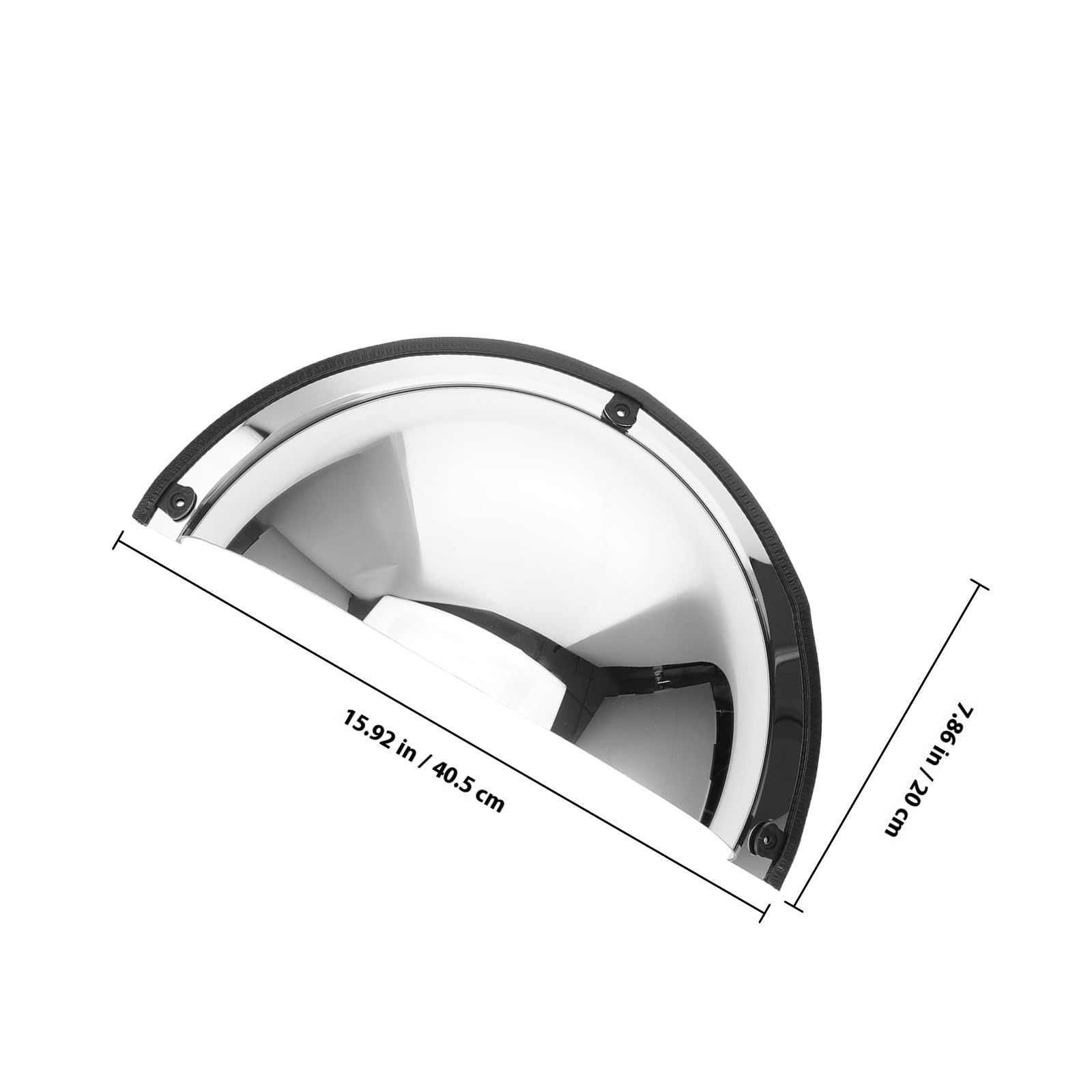COHEALI Specchio Convesso da 40cm in Ferro per Supermercati Design Leggero e Angolo di 180° per Sicurezza Interna