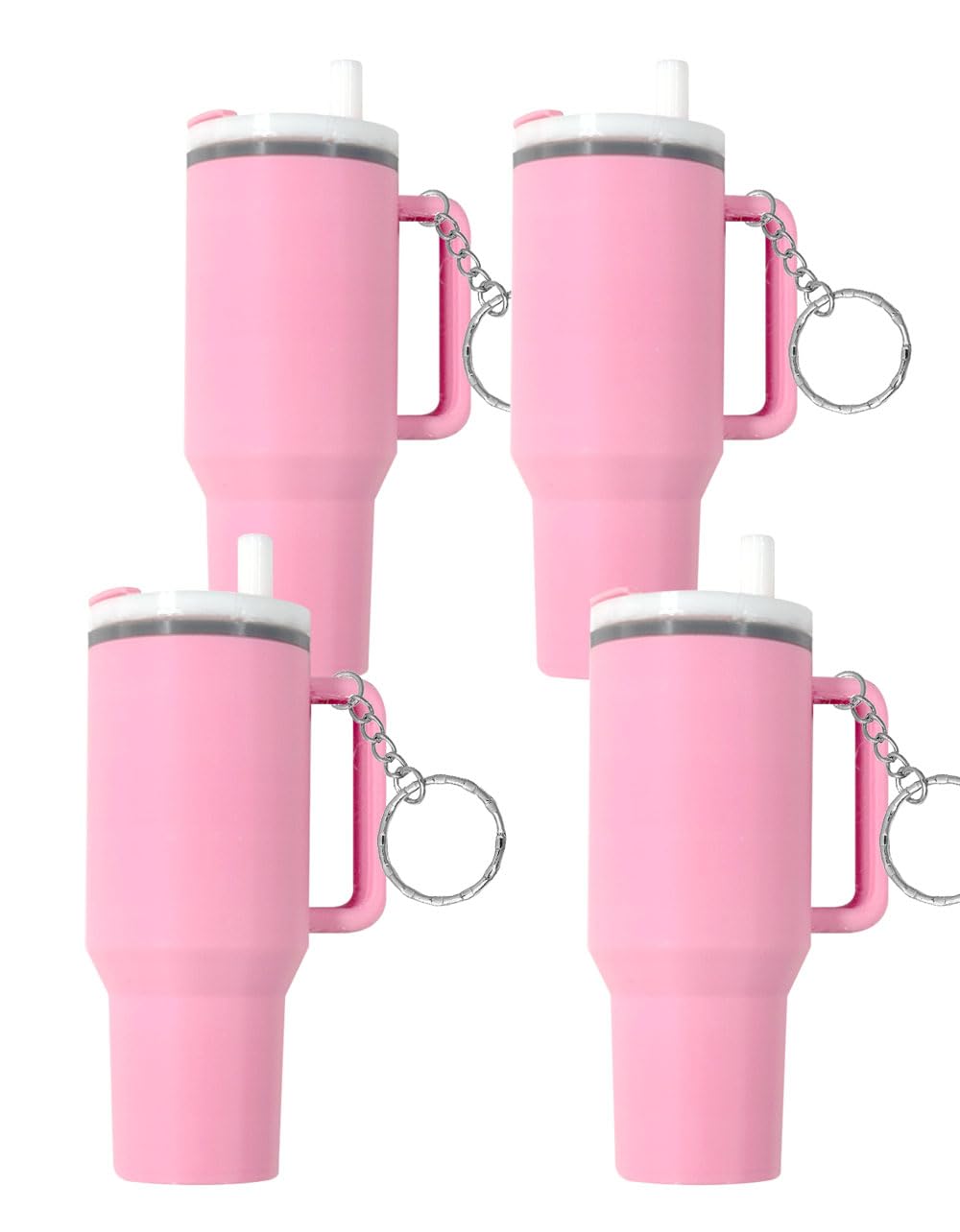 Mini Tumbler Cup Keychains for stanley cup accessories,School Bag Key Ring Handbag Backpack Charm,Multipiece Set