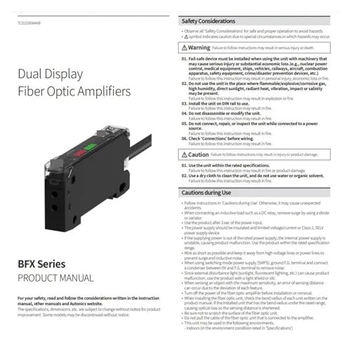 Capteur à fibre BFX-D1-P pour résoudre les erreurs de détection - 3