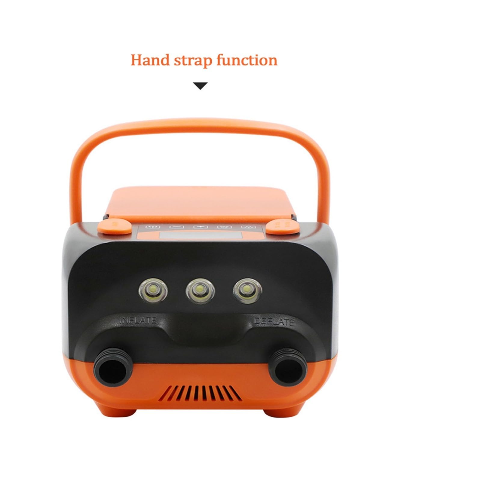 Inflador Electrico, Bomba de aire eléctrica desinflable recargable de 6000 mAh, 12 V CC, 110 W