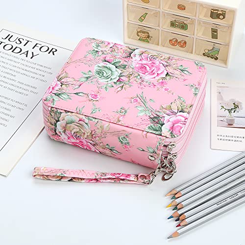 Image of 72 Slots Pencil Case Organizer w /Removal Handle Strap