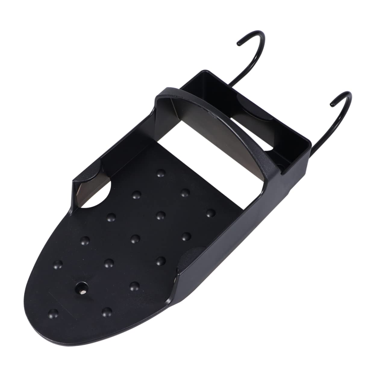 Bügelbretthalter aus Edelstahl, 148mm Breit, Schwarz