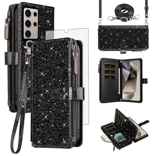 Coque S24 Ultra Asuwish SFC30 US étui rigide noir anti-rayure