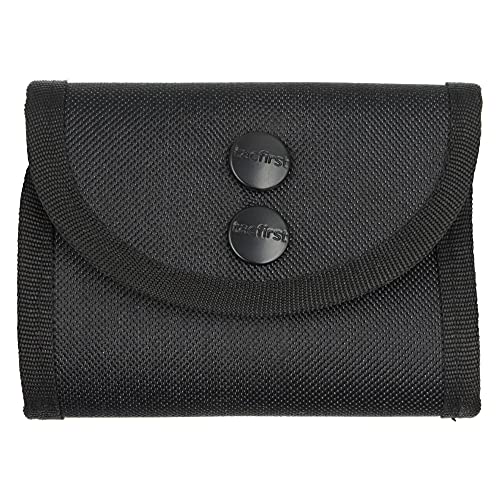 TacFirst GH001 Handschuhhalter für Einweghandschuhe und Einsatzhandschuhe Handschuh Gürtelholster Polizei/Security/Rettungsdienst (Schwarz)