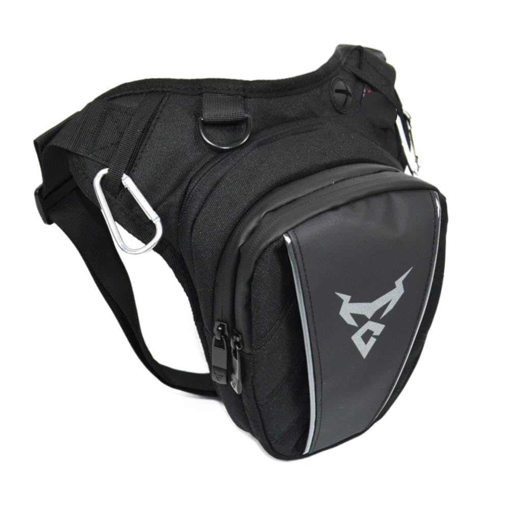 Pernera Moto Bolsa de Pierna for Motocicleta, riñonera, for Motociclista, Bolsa Pecho for Hombre y Mujer, Equipaje Multifuncional for Exteriores(11-MC-0105 GR)