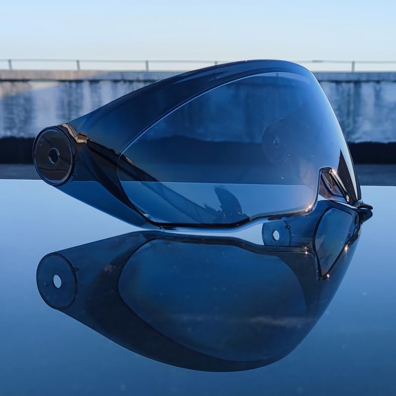 Full Face Motorcycle Helmet Visor Shield Off Road (Smoke)