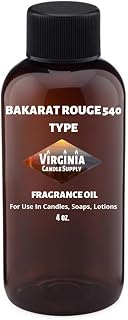 Bakarat Rouge 540 - Fragrance Oil (Our Version of The Brand Name) (4 oz Bottle) for Candle Making, Soap Making, Tart Making, Room Sprays, Lotions, Car Fresheners, Slime, Bath Bombs