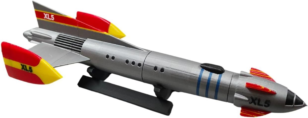 Fireball XL5 Ship 11.8 in Long Printed Color