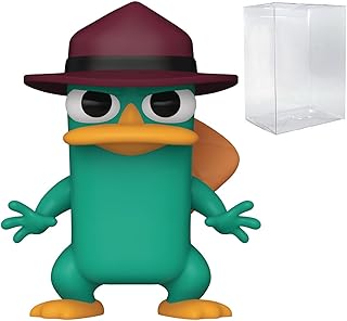 Disney: Phineas and Ferb - Agent P #1627 Funko Vinyl Figure (Bundled with Compatible Box Protector Case), Multicolored, 3.75 inches