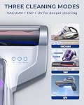 Jimmy Matelas Aspirateur, Anti-allergène Aspirateurs de lit avec UV-C lampe & Haute technologie de chauffage, 14Kpa Aspiration 480W Aspirateurs portatifs puissants pour la poussière & Cheveux de compagnie(JV35, Câblé)
