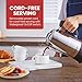 Elite Gourmet EC923 Electric Coffee Percolator, BPA Free, Keep Warm, Clear Brew Progress Knob, Cool-Touch Handle, Cordless Serve, 12-Cup, Stainless Steel