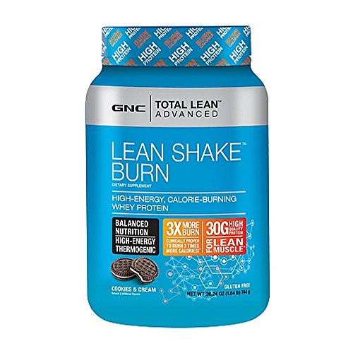 GNC Total Lean Lean Shake BURN 1.64lbs - Cookies & Cream