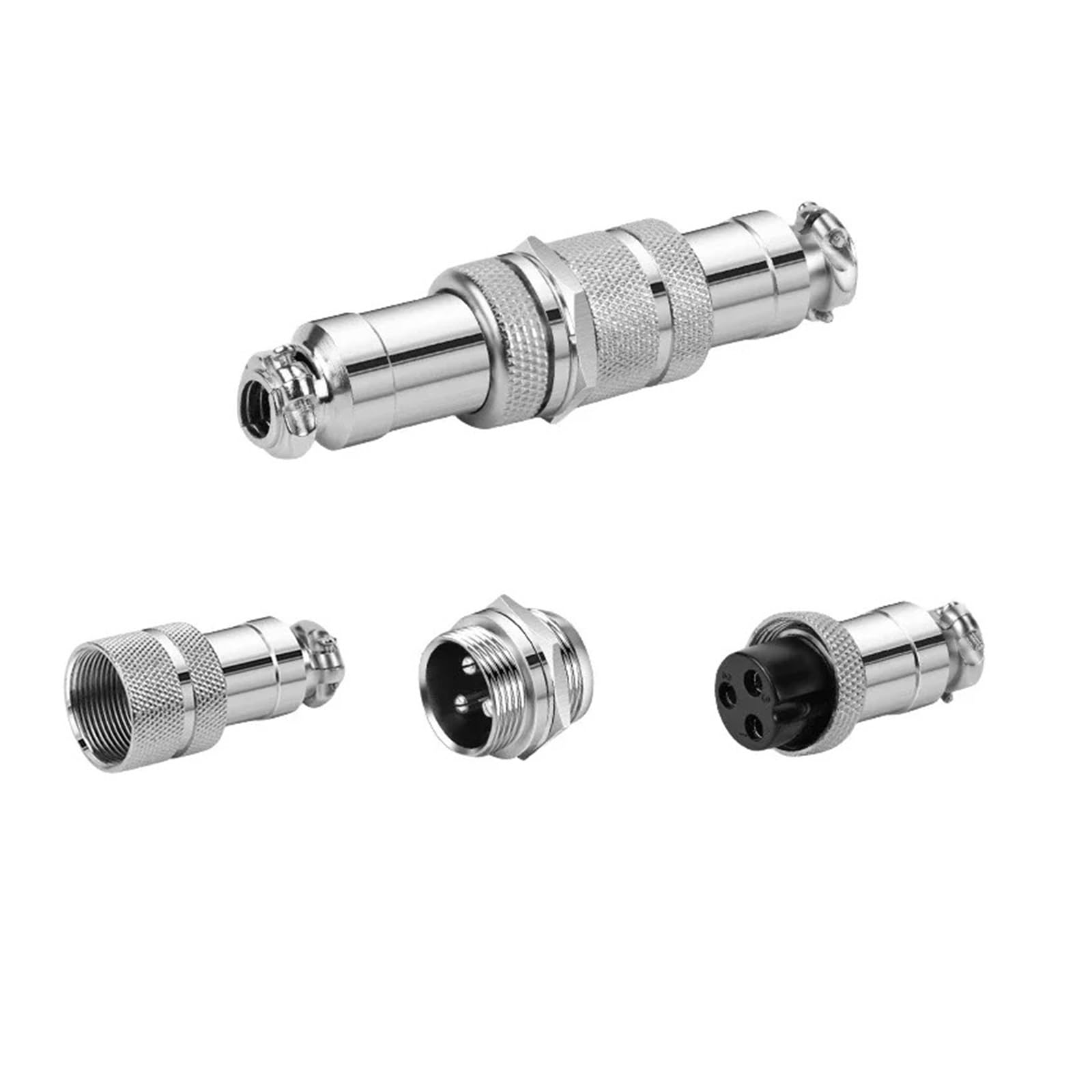 5/10/20 Set GX12 GX16 GX20 Connettore di aggancio 2 3 4 5 6 7 8 9 10 12 14 15 Pin Maschio Femmina Presa Aviazione Connettore circolare(GX16,5 Sets(Male Female),10P)