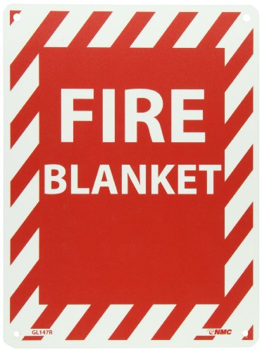 NMC GL147R Panneau de signalisation incendie pour cuisines et bureaux