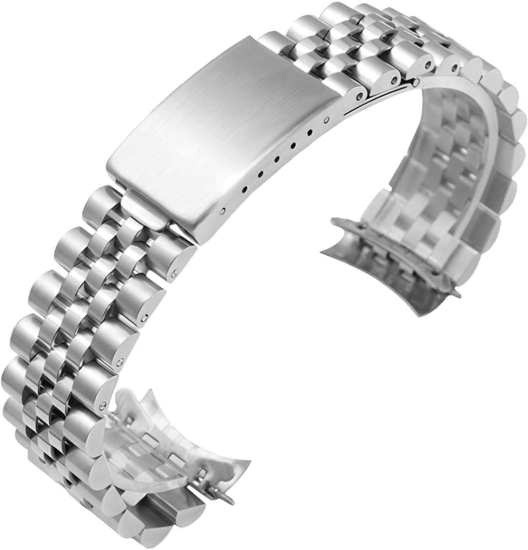 Jubilee Watch Band Bracelet Replacement For Rolex Solid Link