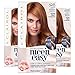 Clairol Nice 'n Easy Permanent Hair Color, 6RB Light Reddish Brown, 3 Count (Packaging May Vary)
